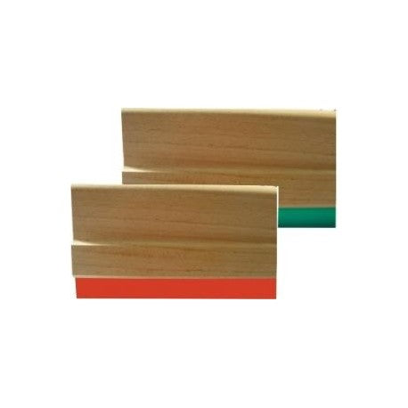 PORTA REGLETA MADERA GOMA VERDE 1MTS