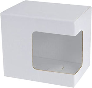 CAJA DE TAZA CON VENTANA PERSONALIZABLE