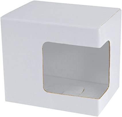 CAJA DE TAZA CON VENTANA PERSONALIZABLE