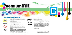 BAG PREMIUN INK MS33 1 LITRO CYAN