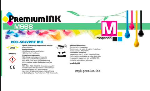 BAG PREMIUN INK MS33 1 LITRO MAGENTA