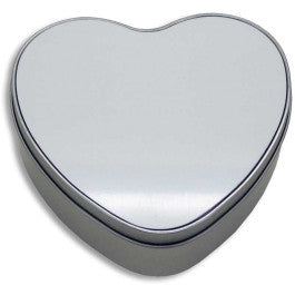 CAJA METAL CORAZON 13 X 15 CM