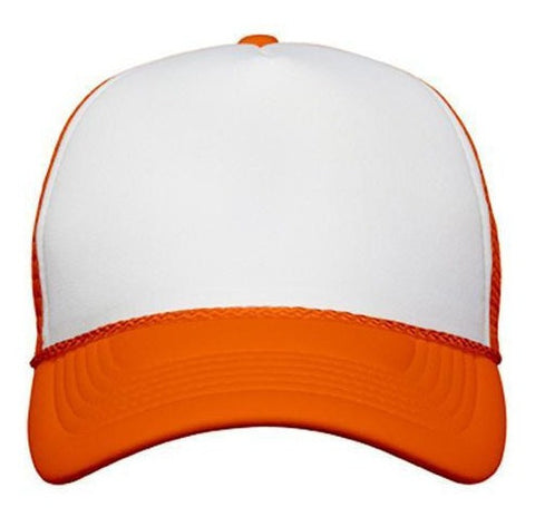 GORRA SUBLIMACION NARANJA FLUOR