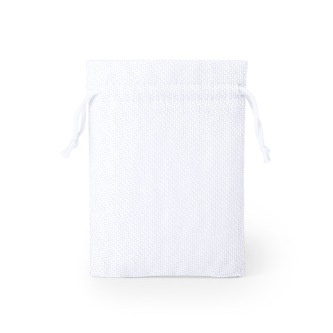 FUNDA MASCARILLA SUBLI BLANCA 19 X 13.5 CM