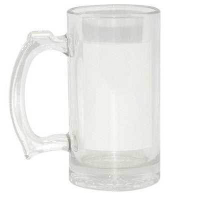 JARRA CERVEZA TRANSPARENTE  recuadro