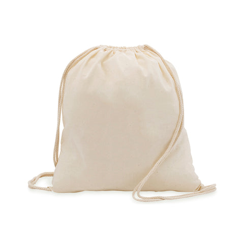 MOCHILA COLOR BEIGE (ASA DE CORDÓN)
