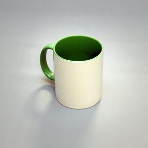 TAZA SUBLIMACION PLASTICO VERDE