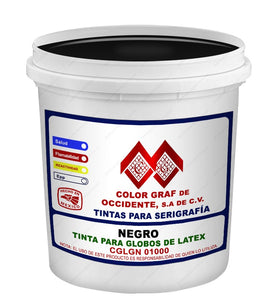 TINTA GLOBOS COLOR NEGRO