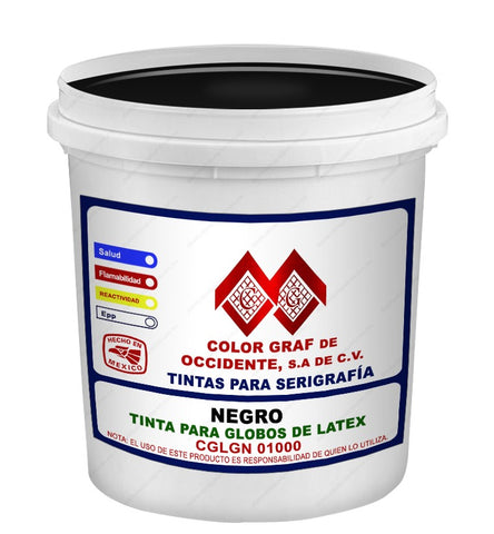 TINTA GLOBOS COLOR NEGRO