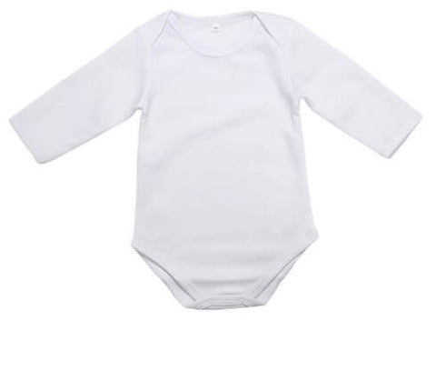 BODY SUBLIMACION MANGA LARGA 3-6 MESES