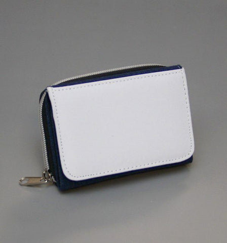BILLETERO TELA VAQUERO  11,7 x 7,5 cm area imp.