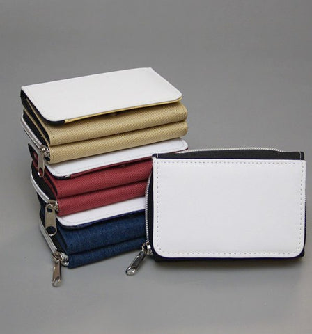 BILLETERO TELA BEIGE  11,7 x 7,5 cm area imp.