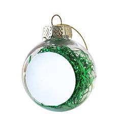 BOLA DE NAVIDAD VERDE SUBLIMACIÓN