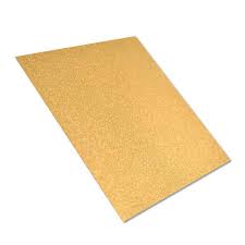 ALUMINIO LAMINA 30,5 X 61 CM ORO . GRANULADO