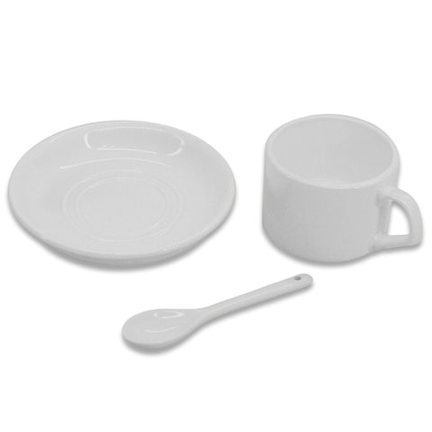 TAZA CAFE CON PLATO Y CUCHARA