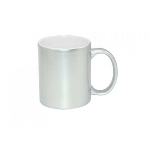 TAZA  COLOR PLATA  c/ caja