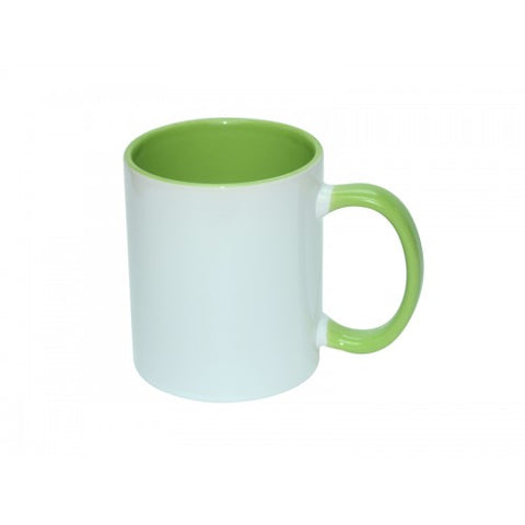 TAZA SUBLIMACION VERDE  CLARO