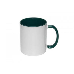 TAZA SUBLIMACION VERDE OSCURO