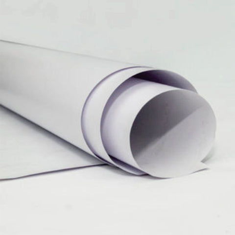 MTS/2 VINILO ELECTROSTATICO(150GRS) (1,39*50 MTS ) BLANCO BRILLO